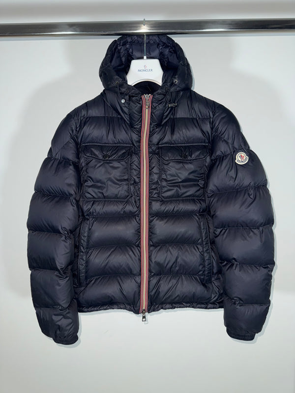Moncler Morane Jacket Size 2 Deep Navy Blue